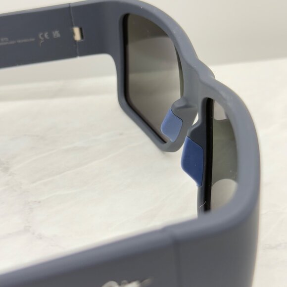 Maui Jim Kaolu MJ0641S-003 Square Sunglasses Blue Wrap Polarized Grey Lens Sport - Picture 8 of 9